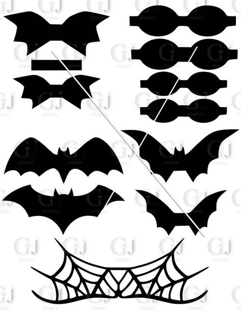 Bow Template Svg, Bat Bow, Christmas Party Wear, Hair Evolution, Homemade Bows, Bow Svg, Disney Bows, Cool Brown, Halloween Hair Bows