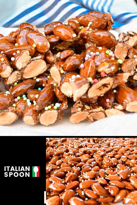 Italian Candy Recipes, Torrone Recipe Italian, Italian Torrone Recipe, Italian Nougat Recipe, Nougatine Recipe, Chocolate Torrone, Nonnas Recipes, Calabrese Recipes, Nuts And Seeds Recipes