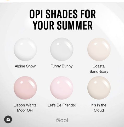 Opi Its In The Cloud, Opi Shades, Pink Nails Opi, New Nail Colors, Natural Looking Nails, Gel French Manicure, Opi Nail Colors, Nails Opi, Sassy Nails