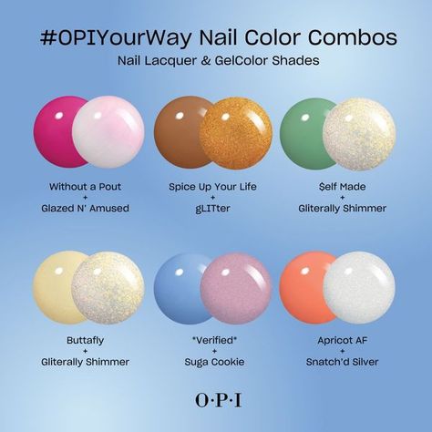 Mani Pedi Combos Spring 2024, Spring Mani Pedi Combos Ideas, Beach Mani Pedi Color Combos, Summer Mani Pedi Combos 2024, Mani Pedi Color Combos Summer 2024, Spring Mani Pedi Combos, Finger And Toe Nail Combo, Nail Color Combo Ideas, Opi Combo