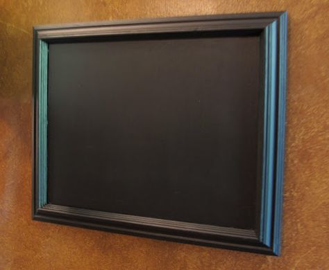 Chalkboard Frame, How To Make A Chalkboard, Chalkboard Frames Diy, A Frame Chalkboard Sign, Diy Large Chalkboard Frame, Large Framed Chalkboard, Homemade Chalkboard, Picture Frame Chalkboard, Chalkboard Pictures