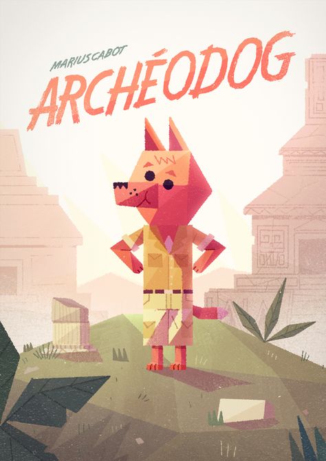 penguin-boy: “Do you know Marius Cabot ? He’s a french archeologist and yes, he’s a dog. ” Animals Illustration, Zoo Keeper, Concept Artist, The Zoo, Illustration Artwork, Children's Book Illustration, Animal Illustration, Cute Illustration, Children’s Books