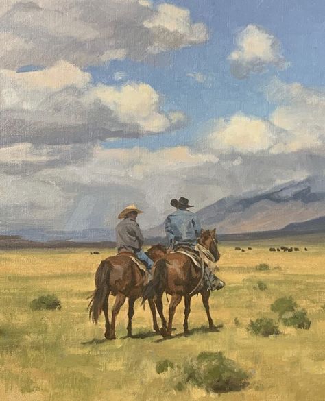 Ut Art, Western Artwork, Cowboy Aesthetic, Western Paintings, Western Artist, Cowboy Art, Western Art, Horse Painting, Horse Art