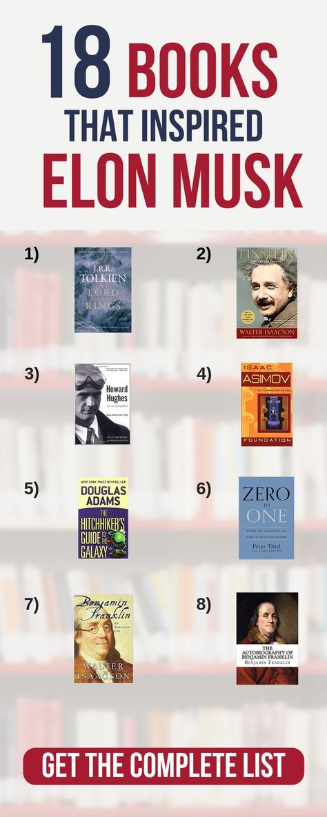 Elon Musk's Favorite Books: 18 Recommended Books. Discover the 18 books he recommends, that shaped his thinking as a young adult to billionaire.    books for entrepreneurs startups. #busienss #tesla #elonmusk Young Elon Musk, Elon Musk Young, Elon Musk Book, Books For Entrepreneurs, Books Knowledge, Business Books Worth Reading, Billionaire Books, Books Business, Teen Books