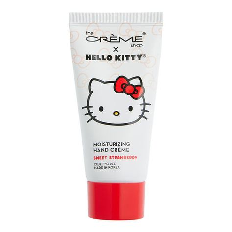 Creme Shop Hello Kitty Sweet Strawberry Hand Cream by World Market The Creme Shop Hello Kitty, Creme Shop Hello Kitty, Skin Notes, Moisturizing Hand Cream, Shop Hello Kitty, The Creme Shop, Hand Moisturizer, Creme Shop, Hello Kitty Makeup