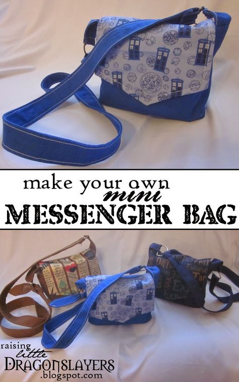 Messenger Bag Pattern, Geeky Craft, Designer Cosmetic Bag, Purse Tutorial, Custom Handbags, Stylish Purse, Diy Purse, Sewing Projects For Beginners, Sewing For Beginners