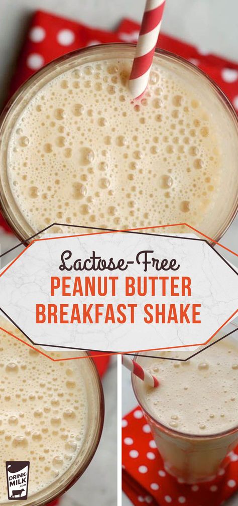 Lactose Free Protein Shake, Lactose Free Recipes Breakfast, Lactose Free Smoothie Recipes, Lactose Free Smoothies, Lactose Intolerant Diet, Lactose Free Breakfast, Lactose Intolerant Recipes, Breakfast Butter, Diet Shakes