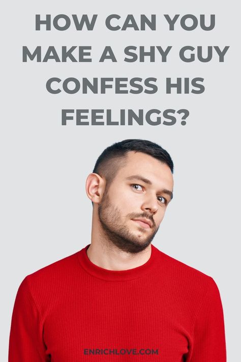 Effective ways to help a shy guy open up and express his feelings. From subtle hints to creating a comfortable atmosphere, these tips will guide you in fostering a genuine connection and encouraging him to confess his emotions. #RelationshipAdvice #ShyGuys #Confessions Genuine Connection, Matters Of The Heart, Shy Guy, How To Express Feelings, True Feelings, Got Him, Open Up, Relationship Advice, The Fosters