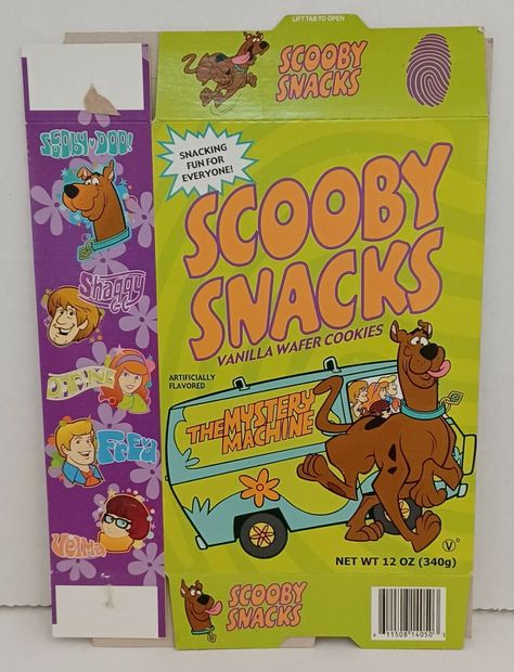 Scooby Doo Snacks Cracker Cookie Box Lot Keebler Graham Cracker Vanilla 1999 2 Scooby Snax, Graham Cracker Snacks, Scooby Doo Snacks, Scooby Doo Dog, Scooby Doo Images, Honey Baked, Spooky Snacks, New Scooby Doo, Scooby Snacks