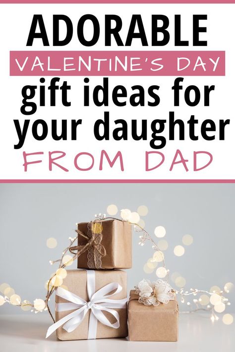 Looking for a sweet Valentine's Day Gift for your daughter? We have carefully curated some of the best Valentine's Day Gift ideas for your daughter from her dad, from sentimental Valentine's Day Gifts to practical ones, you will find the perfect Valentines gift for women of all ages, no matter what they are into, they will love these gifts! Valentine Gift For Daughter, Valentine Gift For Dad, Valentine Gifts For Girls, Valentines For Daughter, Valentines Gift Bags, Gifts For Daughter, Valentine's Day Gift Ideas, Best Valentine's Day Gifts, Valentines Day Gifts For Him