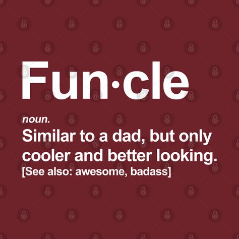 Uncle And Nephew Aesthetic, Uncle Niece Aesthetic, Cool Uncle Aesthetic, Gifts For Uncle From Niece, Uncle Aesthetic, Uncle And Niece, Niece Tattoo, Uncle Quotes, Henry Rivers