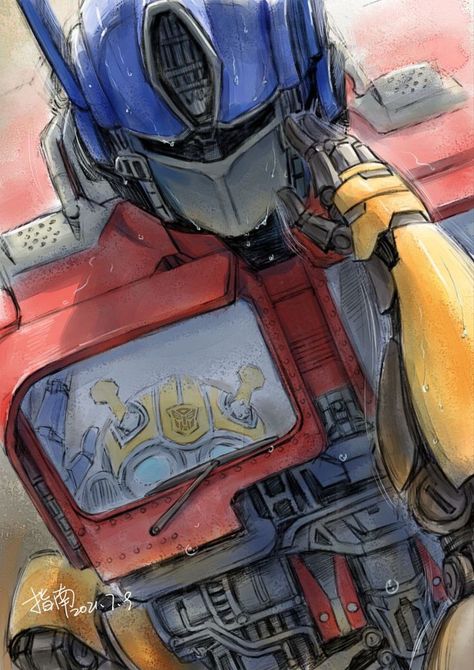 Author - (@Zhinan_GX): https://twitter.com/Zhinan_GX?t=TMt3RaCOnZE7v5a0__N2vQ&s=35 Prime X Bumblebee, Transformers Prime Bumblebee, Optimus Prime Art, Optimus Prime Transformers, Bumblebee Transformers, Transformers Cybertron, Transformers Masterpiece, Transformers Funny, Avatar Picture