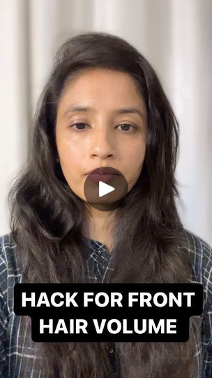 25K views · 2.3K reactions | HACK FOR FRONT HAIR VOLUME #hair #hairstylist #haircut #hairtutorial #hairlove #hairgoals #hairvideos #naturalhair #haircare #hairgrowth | Rupinder kaur | simplyyroop · Original audio Volumizing Hair, Front Hair, Hair Volume, Front Hair Styles, Voluminous Hair, Volume Hair, Hair Videos, Hair Goals, Hair Growth