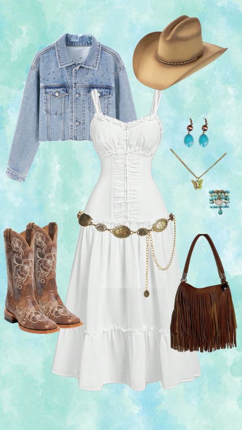 Taylor Swift Debut Inspired Outfit #tsdebutoutfit #tsdebut #debuttv #taylorswift #taylorswiftaesthetic Cow Girl Outfits Ideas Halloween, Taylor Swift Debut Concert Outfit, Taylor Swift Country Era Outfits, Debut Taylor Swift Outfits Eras Tour, Country Taylor Swift Outfits, Taylor Swift Inspo Outfits, Debut Taylor Swift Outfits, Taylor Swift Debut Outfits, Taylor Swift Outfits Inspiration