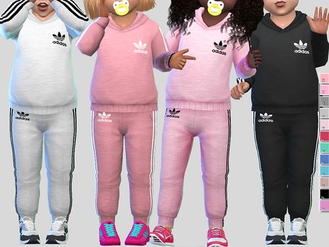 Toddler Cc Sims 4, Mods Sims 4, Sims 4 Toddler Clothes, Sims Baby, Cute Sporty Outfits, Sims 4 Cc Kids Clothing, Toddler Designer Clothes, Sporty Outfit, The Sims 4 Packs