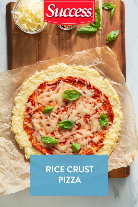 Leftover Rice Pizza Crust, Rice Crust Pizza, Rice Pizza Crust Recipe, Recipe With White Rice, Rice Pizza Crust, Rice Pizza, Rice Crust, Easy Pizza Crust, White Rice Recipes