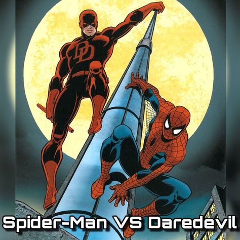 Daredevil vs Spider-Man comics Daredevil Artwork, Daredevil Comic, Dare Devil, Arte Nerd, Marvel Knights, Comics Anime, Marvel Daredevil, Spiderman Comic, Marvel Comics Art