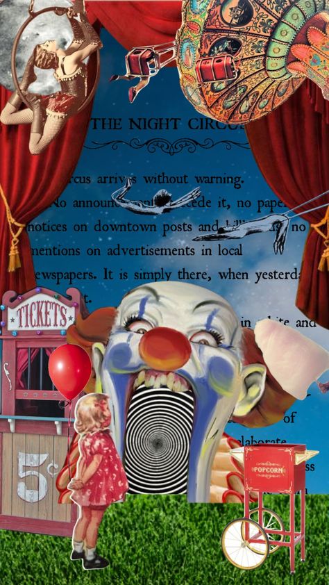 Circus Collage Art, Circus Collage, Circus Core, Silly Aesthetic, Aesthetic Animated, Circus Aesthetic, Abstract Geometric Art, Park Photos, Vintage Collage