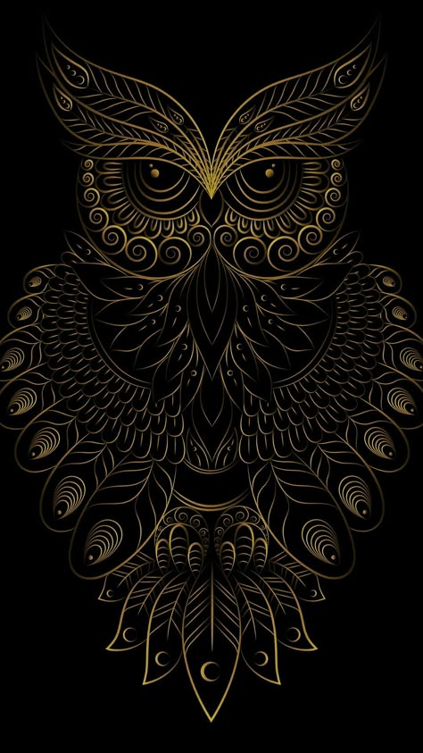 Owl Wallpaper Iphone, Tato Mandala, Owl Tattoo Drawings, Owl Artwork, Mandala Wallpaper, Owl Wallpaper, Owl Tattoo Design, Owls Drawing, Owl Tattoo