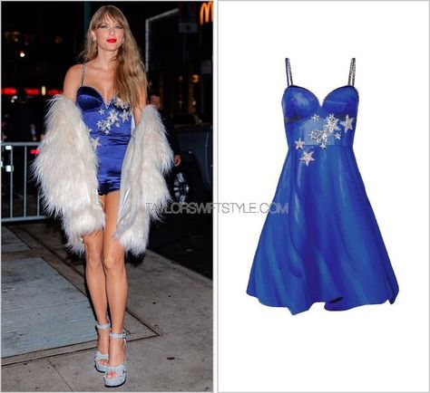 Taylor Swift Style on Instagram: "Attending @republicrecords @vmas after party | New York City, NY | August 28, 2022 __________________________________________________ @moschino custom romper (similar pictured) __________________________________________________ Tentatively from the two appearances we’ve seen, it’s really fascinating the juxtaposition of this level of glamour and glitz with what appears to be one of her most introspective and potentially dark works to date. While Taylor has expl Taylor Swift Party Outfit, Vmas After Party, Taylor Swift Vma, Taylor Swift Fashion, Taylor Swift Costume, Taylor Swift Dress, Taylor Outfits, Taylor Swift Party, Taylor Swift Birthday