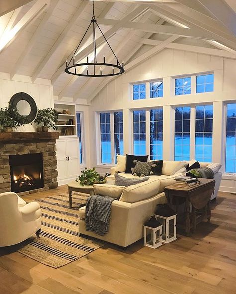 Room Additions Off Kitchen, Great Room Addition, Living Room Addition, Home Addition Plans, All Season Room, Family Room Addition, Four Seasons Room, Sunroom Addition, Room Addition