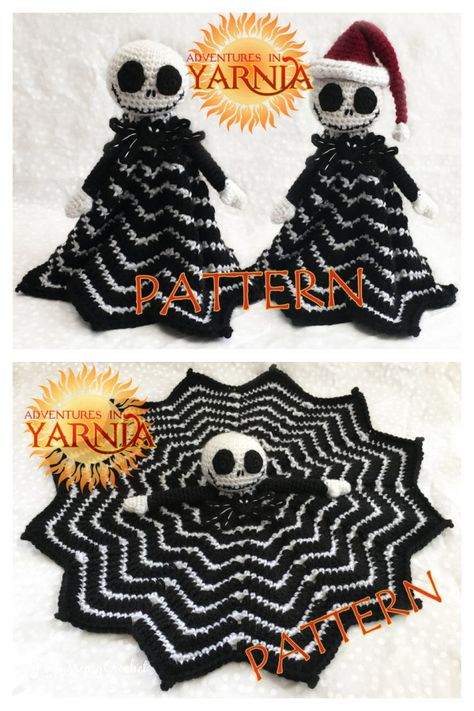 Jack Skellington Crochet Blanket Pattern Free, Crochet Jack Skellington Pattern Free, Jack Skellington Crochet Pattern Free, Jack Skellington Crochet Pattern, Jack Skellington Crochet, Crochet Halloween Patterns Free, 2024 Crochet, Lovey Crochet Pattern, Crochet Fall Decor