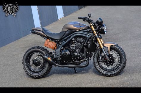 Triumph speed triple scrambler Cb 1300, Yamaha Xsr700, Triumph Moto, Triumph Sprint, Moto Triumph, Street Fighter Motorcycle, Cafe Racer Parts, Triumph Cafe Racer, Triumph Bikes