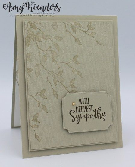 Sympathy Card Tutorials, Cas Sympathy Cards, Masculine Sympathy Cards Su, Stampin Up Sympathy Cards, Diy Birthday Cards, Sympathy Cards Handmade, Dandelion Wishes, Card Sayings, Sympathy Card