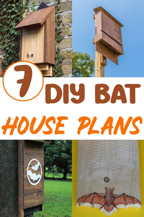 7 DIY Bat House Plans To Welcome Bats At Your Property - The Newlywed Bat Box Plans, Bat House Diy, Bat Habitat, Build A Bat House, Bat House Plans, Bat Box, Bat House, Wood Projects For Kids, Bird House Plans