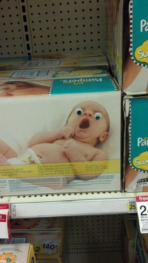 Guy plants Googly Eyes on things at Target- 23 more pics at the link. Hilarious! Googly Eyes, Have A Laugh, Laughing So Hard, What’s Going On, Look At You, Bones Funny, Funny Cute, Make You Smile, I Laughed