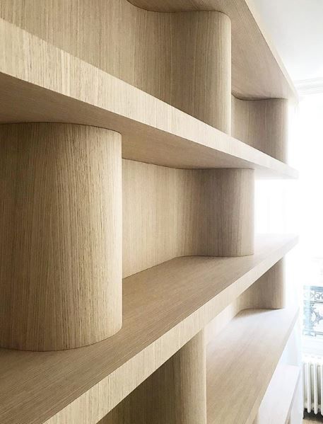 Shelf Detail, Millwork Details, Shelves Design, Joinery Design, Joinery Details, Shelving Design, Bookcase Shelves, Storage Design, Furniture Details