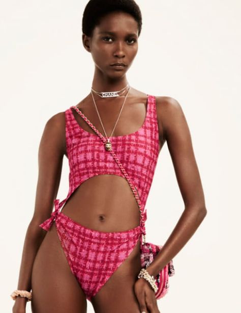 Ready-to-Wear and Accessories – CHANEL Coco Beach 2022 Collection — Fashion | CHANEL Chanel Swimsuit, Chanel Beach, Coco Beach, Moda Chanel, Fashion Background, Fits Aesthetic, Chanel Collection, Fashion Chanel, Kaohsiung