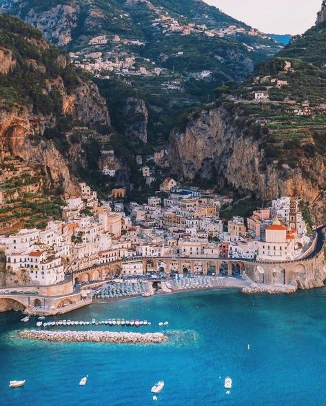 Italy Holiday Destinations, Atrani Italy, Positano Italy, Italy Holidays, Italy Travel Guide, The Amalfi Coast, Italy Photo, Visit Italy, Italy Vacation