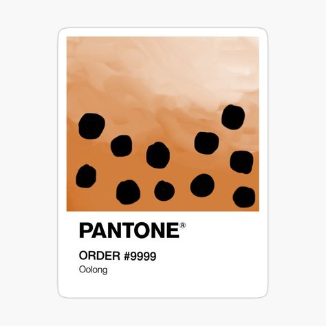 Milk Tea Color Palette, Tea Color Palette, Pantone Aesthetic, Boba Flavors, Boba Aesthetic, Boba Sticker, Product Inspiration, Pantone Colors, Aesthetic Moodboard