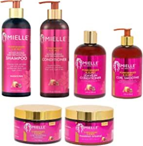 MIELLE Pomegranate & Honey Mielle Mille Hair Products, Mielle Hair Products, Thick Hair Growth, Mint Essential Oil, Grease Hairstyles, Curly Hair Care Routine, Shampoo And Conditioner Set, Hair Concerns, Type 4 Hair