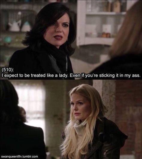 Swanqueen Fanart, Regina And Emma, Ouat Funny, Once Upon A Time Funny, Ouat Cast, I Am So Sorry, Swan Queen, Regina Mills, Emma Swan