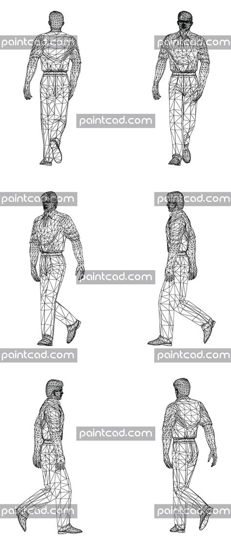 Human Walking Reference, Man Walking Pose Reference Drawing, Walking Sketch Reference, People Walking Drawing Reference, Guy Walking Drawing, Man Walking Drawing, Man Walking Reference, Axonometric People, Walking Pose Reference Drawing