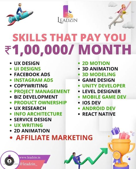 A very good opportunity for people looking for side income by working from home. Leadzin is a government certified company and is helping many others to earn just from your comfort zone. Dm me to know more😊 React Native, Facebook Ad, Instagram Ads, Video Marketing, Project Management, Government, Affiliate Marketing, Working From Home, Money Online