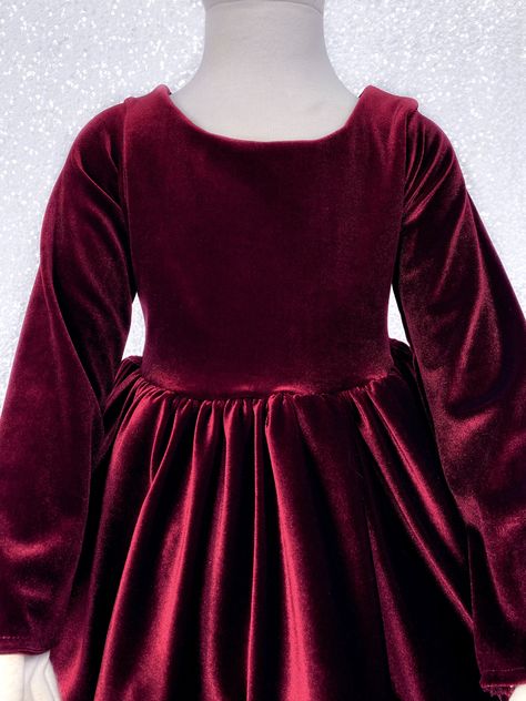 Thanks for the great review Kaitlin ★★★★★! https://etsy.me/3SIG3we #etsy #red #1stbirthday #christmas #wedding #bridesmaid #flowergirl #girlsdress #photoshoot #sequence Red Long Sleeve Gown, Stretch Velvet Dress, Fall Chic, Sleeve Gown, Photoshoot Props, Graduation Photoshoot, Long Sleeve Gown, Wedding Flower Girl, Velvet Skirt