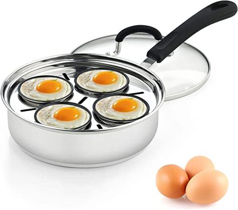 Egg Poacher Pan, Egg Cookers, Egg Poacher, Egg Cooker, Cookware Sets, Egg Cups, How To Cook Eggs, Poached Eggs, Egg Recipes