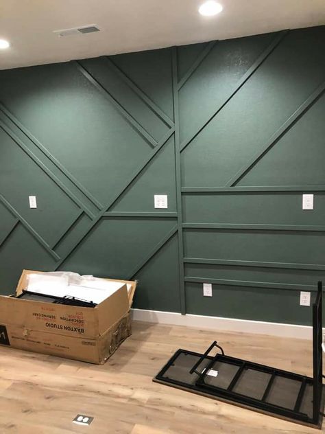 Behr- pinebrook Big Bedroom, Dreamy Living Room, Accent Wall Designs, Big Bedrooms, Wall Designs, Spare Bedroom, Paint Colors For Home, Home Design Decor, Interior Doors