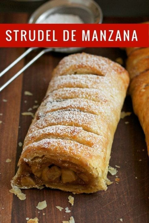 Como hacer Strudel de Manzana: Receta Alemana del Relleno y la Masa Apple Pie Dough, Strudel Recipes, Apple Strudel, Healthy Recipes Easy Snacks, Easy Smoothie Recipes, Pumpkin Spice Cupcakes, Healthy Snacks Easy, Filling Recipes, Healthy Snacks Recipes