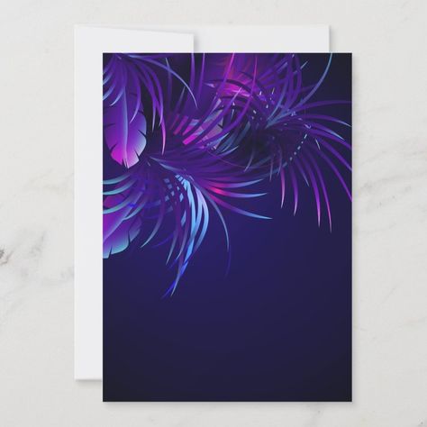 Wedding  Stunning Neon Tropical Foliage Invitation  Zazzle Teal Highlights, Tropical Beach Wedding, Dark Wedding, Bright Wedding, Neon Wedding, Tropical Foliage, Shop Wedding, Neon Colors, Tropical Beach