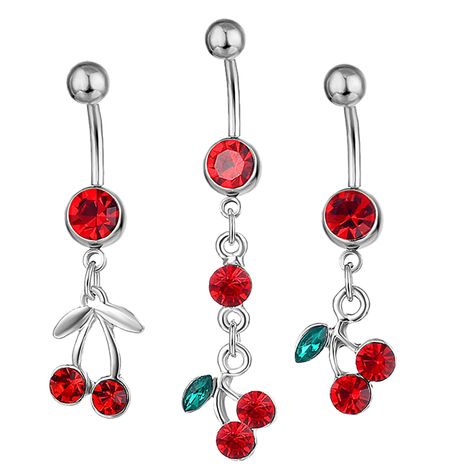 Crystal Navel Ring 3pcs Belly Button Rings Dangle Rhinestone Navel Rings Barbell Body Piercing Jewelry for Women Lip Nose Stud Eyebrow, 5.5x1.2cm Cute Belly Button Rings, Double Belly Piercing, Piercings For Women, Piercing Unique, Belly Button Rings Dangle, Industrial Piercing Jewelry, Dermal Piercing, Piercings Unique, Belly Bars