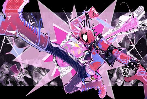 Hobbie Spiderverse, Spiderverse Spiderpunk, Punk Wallpaper, Spider Art, Spiderman Artwork, Wallpaper Laptop, Marvel Spiderman Art, Spiderman Art, 영감을 주는 캐릭터