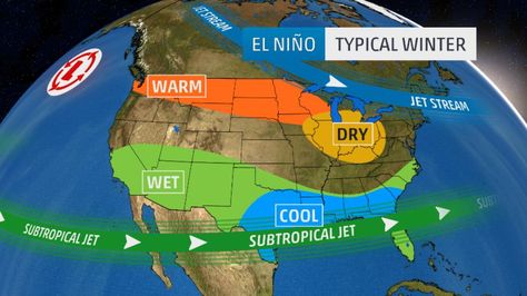 Strongest El Niño in 18 Years to Peak in Winter, Weaken In Spring, NOAA Says | The Weather Channel Physical Weathering, Biological Weathering, Weather Forecasting, The Weather Channel, Finding God, Weather Forecast, Forest Fire, Being Good, Natural Disasters