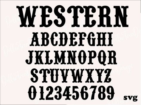 is a stylish font that can be used to create western-themed designs. It is available in a variety of weights and styles, and can be used for both personal and commercial#tattoofonts #alphabet #inkedletters #tattooideas #typographytattoo Western Font Alphabet, Cowboy Font, Country Fonts, Font Procreate, Tattoo Fonts Alphabet, Svg Country, Typography Tattoo, Wild West Theme, Svg Fonts