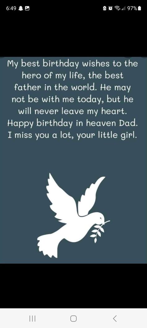 Happy Birthday To My Father In Heaven, Birthday Wishes For Father In Heaven, Missing My Dad Quotes, I Miss You Dad, Happy Birthday In Heaven, Happy Birthday Rose, Dad In Heaven, Birthday In Heaven, Best Birthday Wishes