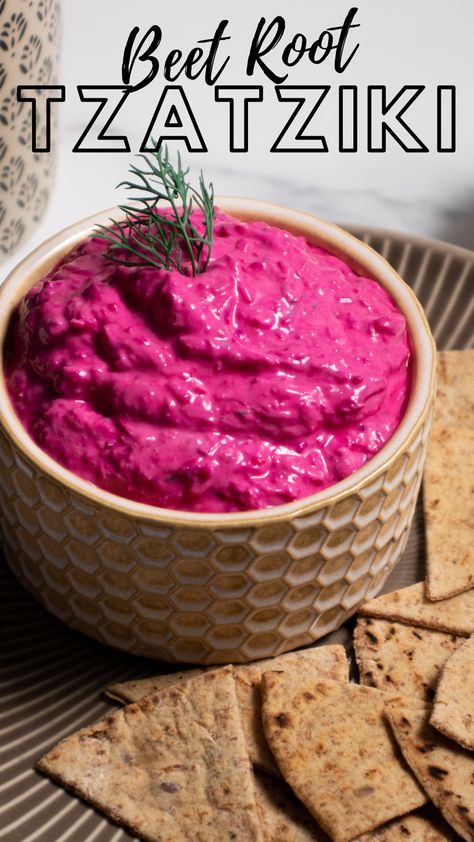 Yalda Food Ideas, Beet Butter, Beet Tzatziki, Beet Dip, False Promises, Beetroot Recipes, Tzatziki Recipes, Apple Salad Recipes, Beet Root