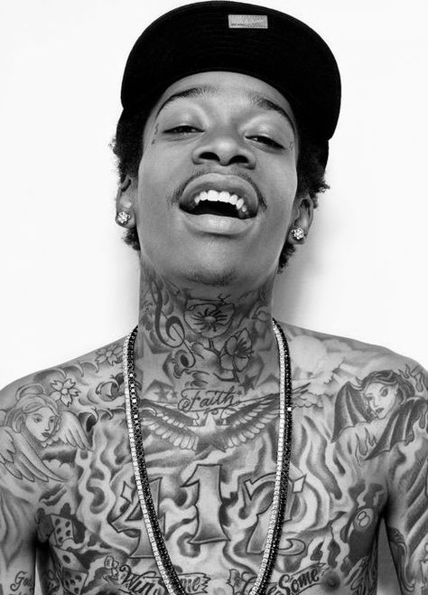 Wiz Khalifa Tattoos, Whiz Khalifa, Horrible Tattoos, Master Tattoo, Taylors Gang, Promo Flyer, Music Genius, Foto Transfer, Celebrity Photography